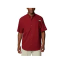 Columbia Men's PFG Tamiami II Short Sleeve Shirt Beet 2XL - Columbia