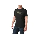 5.11 Men's Woodland Camo Short Sleeve Crew Neck T Shirt Black Large - 5.11 Tactical