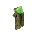 5.11 Double MP5 Magazine Pouch with Bungee Cover Nylon Tac OD - 5.11 Tactical