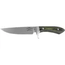 White River Knives Sendero Classic Fixed Blade Knife 4.4" Drop Point CPM S35VN Stonewashed Blade Linen Micarta Handle Olive Drab - White River Knives