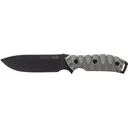 White River Knives GTI 4.5 Fixed Blade Knife 4.5" Drop Point CPM S35VN Black PVD Blade Micarta Handle Gray - White River Knives