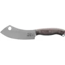 White River Knives Camp Cleaver 5.5" CPM S35VN Stonewashed Blade Burlap Micarta Handle Natural - White River Knives