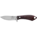 White River Knives Sendero Pack Fixed Blade Knife 3.25" Drop Point CPM S35VN Stonewashed Blade Burlap Micarta Handle Natural - White River Knives