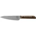 White River Knives Liong Mah Utility Fixed Blade Knife 4.75" Drop Point CPM MagnaCut Stonewashed Blade Richlite Handle Maple/Black - White River Knives