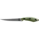 White River Knives Fillet Knife 6" Trailing Point CPM S35VN Stonewashed Blade G-10 Handle Green/Black - White River Knives