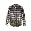 Orvis Men's Men'S Perfect Flannel Ls Shirt Shirt Mushroom Medium - Orvis