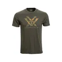Vortex Optics Men's Midwest Hunt Series Short Sleeve Crew Neck T Shirt Dark Olive Heather XL - Vortex Optics