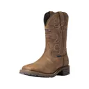 Ariat Hybrid Patriot Cowboy Boots Leather Distressed Brown Men's 10 D - Ariat