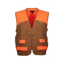 Gamehide Men's Pheasant Vest Polyester Marsh Brown and Blaze Orange Medium 38-40 - Gamehide