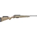 Ruger American Ranch Gen II Bolt Action Rifle 5.56x45mm NATO 16.1" Fluted Cobalt Cerakote Threaded Barrel Cobalt Cerakote Frame Flat Dark Earth Field Stock AR Style Mag - Ruger