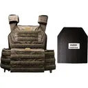 Armored Republic Testudo Plate Carrier Gen 2 Ranger Green With Two Heritage Ballistic Plates Level III Flat Steel Base Coat - Armored Republic