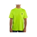 Carhartt Men's HV Force Color Enhanced Short Sleeve Crew Neck T Shirt Brite Lime Medium - Carhartt