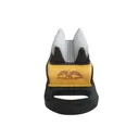 Protektor Custom Bumble Bee Dr Super Slick Silver Rabbit Ear Rear Shooting Rest Bag with Carry Handle Leather Black and Yellow Filled - Protektor