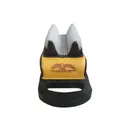 Protektor Custom Bumble Bee Dr Super Slick Silver Mid-Ear Rear Shooting Rest Bag with Carry Handle Leather Black and Yellow Filled - Protektor