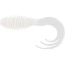 Big Bite Baits Ring Triple Tip Grub White - Big Bite Baits