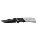 Camillus Bolt Pocket Knife 3.75" Drop Point AUS-8 Black Titanium Carbonitride Blade G-10 and Aluminum Handle Silver/Black - Camillus