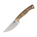 Microtech Akris Fixed Blade Knife 8.25" Straightback Bohler M390MK Stonewashed Blade G-10 Handle Dark Earth - Microtech Knives