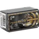 Federal Premium V-Shok 17 Hornady Magnum Rimfire (HMR) Ammo 17 Grain Hornady V-Max Polymer Tip Box of 500 (10 Boxes of 50) - Federal Premium