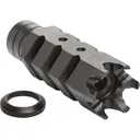 Advanced Technology Shark Muzzle Brake 5.56 1/2"-28 Thread - ATI Outdoors