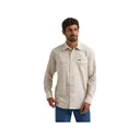 Wrangler Men's Drover Long Sleeve Shirt Pelican 3XL - Wrangler