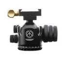 Two Vets Tripods 44mm Ball Head Dual Tension ARCA Adapter with Area 419 ARCALOCK Clamp - Two Vets Tripods