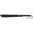 TOPS Knives El Machete .230X Machete " Machete 1095 Black Traction Blade Canvas Micarta Handle Black/Brown - TOPS Knives