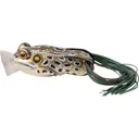 Mustad Hollow Body Popping Frog Topwater Yellow Chameleon 2" - Mustad
