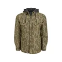 Drake Men's Campfire Flannel Hoodie Mossy Oak Original Bottomland XL - Drake Waterfowl