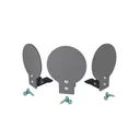 Challenge Targets DIY Handgun Auto-Reset 8" Plates AR500 Steel Set of 3 - Challenge Targets