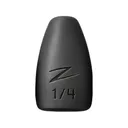 Z-Man Forge Flipping Weight 1/4oz Lead/Metal Alloy Black 4Pk - Z-Man