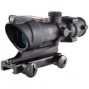 Trijicon ACOG Rifle Scope 4x 32mm Dual Illuminated Chevron MRAD Reticle Matte Black - Trijicon