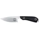 White River Knives M1 Caper Fixed Blade Knife 3" Drop Point CPM MagnaCut Stonewashed Blade Micarta Handle Black - White River Knives