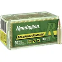 Remington Premier 17 Hornady Magnum Rimfire (HMR) Ammo 20 Grain Jacketed Soft Point Box of 500 (10 Boxes of 50) - Remington
