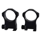 Nightforce X-Treme Duty Ultralite 4 Hole Picatinny 34mm Scope Rings Matte Black Extreme-High - Nightforce Optics