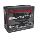 Winchester Silvertip Defense 9mm Luger Ammo 115 Grain Winchester Silvertip Jacketed Hollow Point Case of 200 (10 Boxes of 20) - Winchester