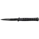 Cold Steel Ti-Lite Folding Knife 6" Black Spear Point S35VN Stainless Steel Blade G-10 Handle Black - Cold Steel