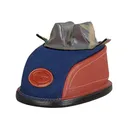Edgewood Original Rear Shooting Rest Bag Tall with Slick Material Regular Ears 3/4" Width Leather and Nylon Navy Blue Unfilled - Edgewood