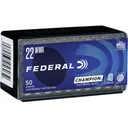 Federal Champion 22 Winchester Magnum Rimfire (WMR) Ammo 40 Grain Full Metal Jacket Box of 500 (10 Boxes of 50) - Federal Premium