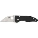 Spyderco Microjimbo Pocket Knife 2.45" Wharncliffe CPM S30V Satin Blade G-10 Handle Black - Spyderco