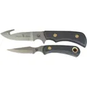 Knives of Alaska Trekker Whitetail Hunter/Cub Bear Combo Fixed Blade Knife Set D2 Tool Steel Blades SureGrip Handle Black - Knives Of Alaska