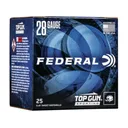 Federal Top Gun Sporting 28 Gauge Ammo 2-3/4" #9 Lead Shot 3/4 oz Case of 250 (10 Boxes of 25) - Federal Premium