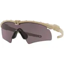 Oakley SI Ballistic M-Frame 3.0 Shooting Glasses Bone Frame/Prizm Gray Lens - Oakley