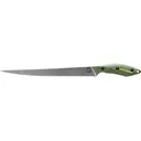 White River Knives Fillet Knife 10" Trailing Point CPM S35VN Stonewashed Blade G-10 Handle Green/Black - White River Knives