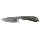 White River Knives M1 Caper Fixed Blade Knife 3" Drop Point CPM S35VN Stonewashed Blade Linen Micarta Handle Olive Drab - White River Knives