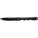 TOPS Knives Ranger Bootlegger Fixed Blade Knife 5" Clip Point 1095 Black Traction Blade G-10 Handle Black - TOPS Knives