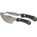 Knives of Alaska Caribou Combo Fixed Blade Knife Set D2 Stainless Steel Blade Suregrip Handle Black - Knives Of Alaska