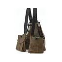 Orvis Waxed Cotton Upland Strap Hunting Vest Dark Khaki XL/2XL - Orvis