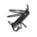 Victorinox Swiss Army Ranger 55 Grip Pocket Knife Drop Point Stainless Steel Black Blade Polyamide Handle Onyx - Victorinox Swiss Army
