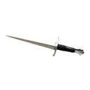 Cold Steel Italian Dagger 19-3/8" 1055 Carbon Steel Blade Leather Wrapped Handle Black - Cold Steel