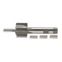 PTG 11-Degree Muzzle Crown Facing Tool with 22 Caliber to 6mm 4 Pilot Set (.217, .218, .219, .236) - Ptg